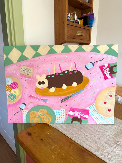 'A very pink party'